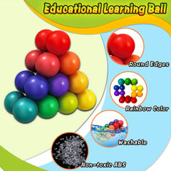 Large 15x10x2cm Rainbow Decompression Ball Toy
