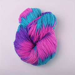 Fancy Segment Dyed Acrylic Wool Yarn Medium Thick Hook Shoe Thread 50g