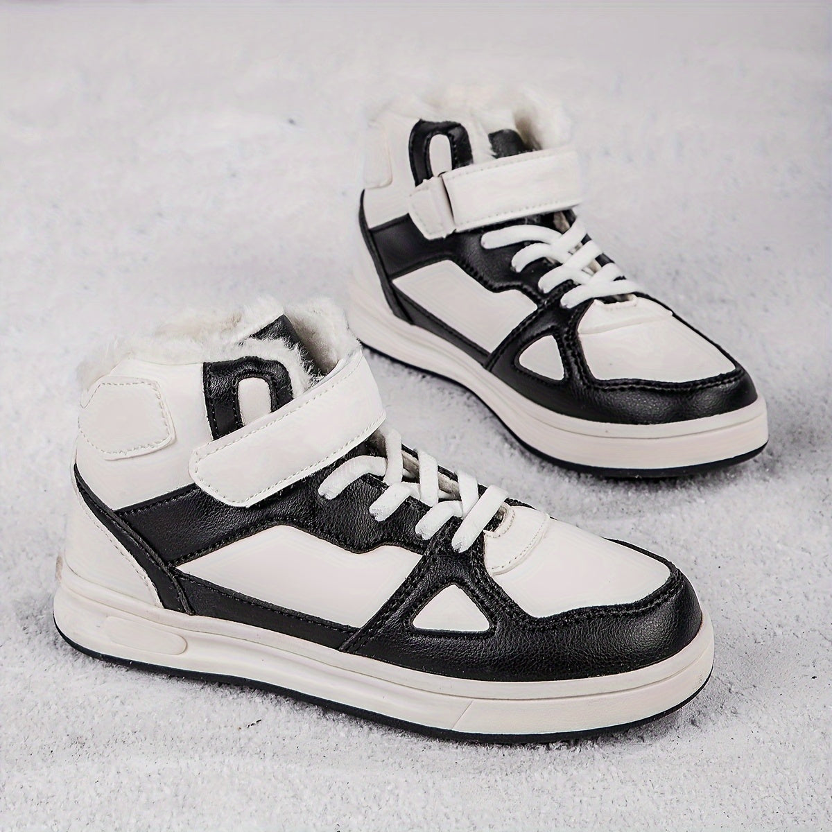 Plush Lined High Top Skate Shoes