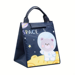 Portable Thermal Lunch Bag for Travel Picnic Office Multicolor