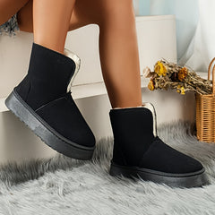 Non slip Warm Tube Snow Boots Thick Bottom Shoes Women's Footwear
