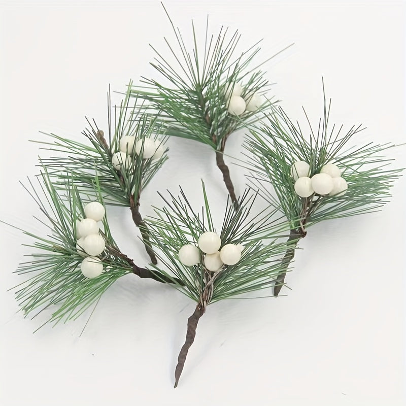 Simulation Christmas Branches Sticky Pine Cone Pine Needle Branches