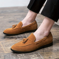Men's Vintage Tassel Loafers Smart Casual Dress Shoes