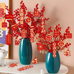 18pcs Year Of The Dragon Gift Pendant Money Tree Decoration