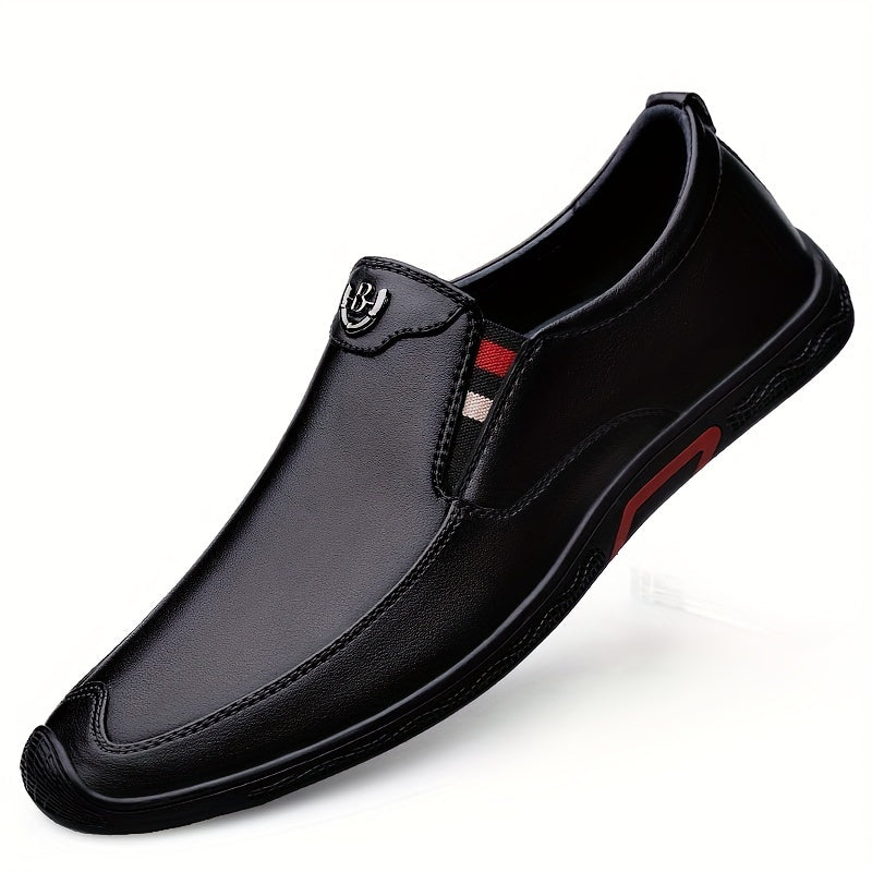 Men's Slip On Leather Shoes Smart Casual Walking Shoes
