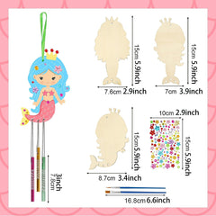 Mermaids Crafts For Kids DIY Wind Chime Kit