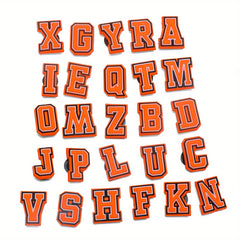 26pc Letters Style Shoe Charms For Clogs Wristband Bracelet Party