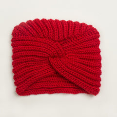 Baby Kids Solid Knitted Hat Warm Wool Hat Boys And Girls Ear Protection Hat