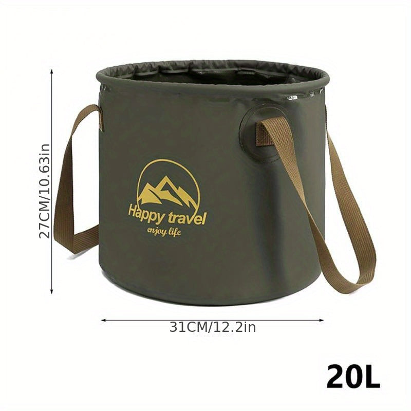 Portable Collapsible Fishing Bucket for Camping Hiking