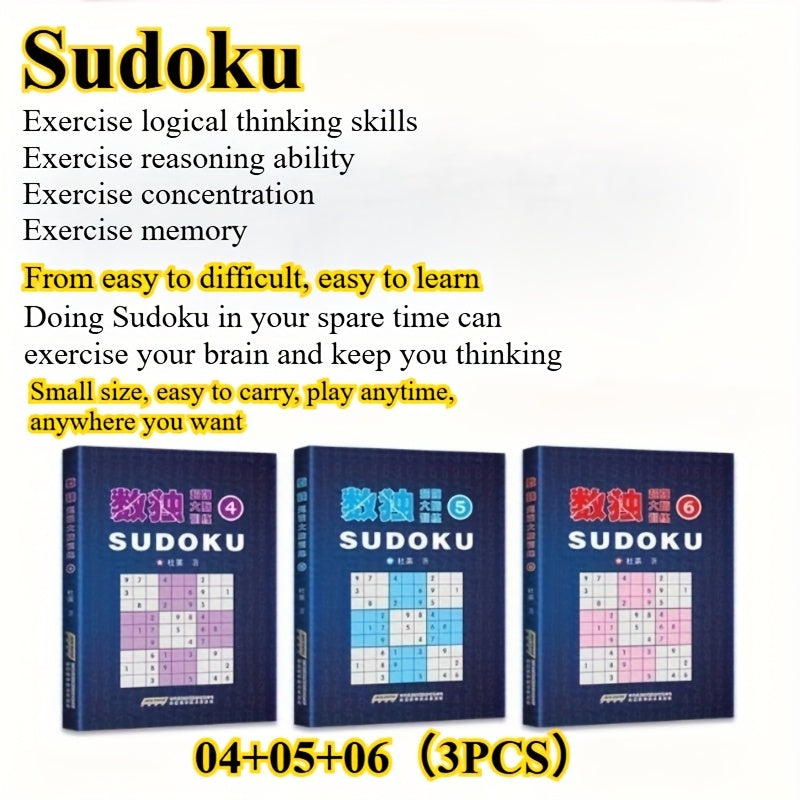 Sudoku Complete Set of 6 Books for All Levels