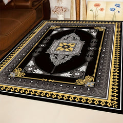 Boho Anti Fatigue Kitchen Rugs Vintage Absorbent Non Slip Soft Faux Sheepskin