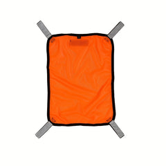 Orange Mesh Safety Panel w/ Reflective Strips - High Visibility Outdoors Safety