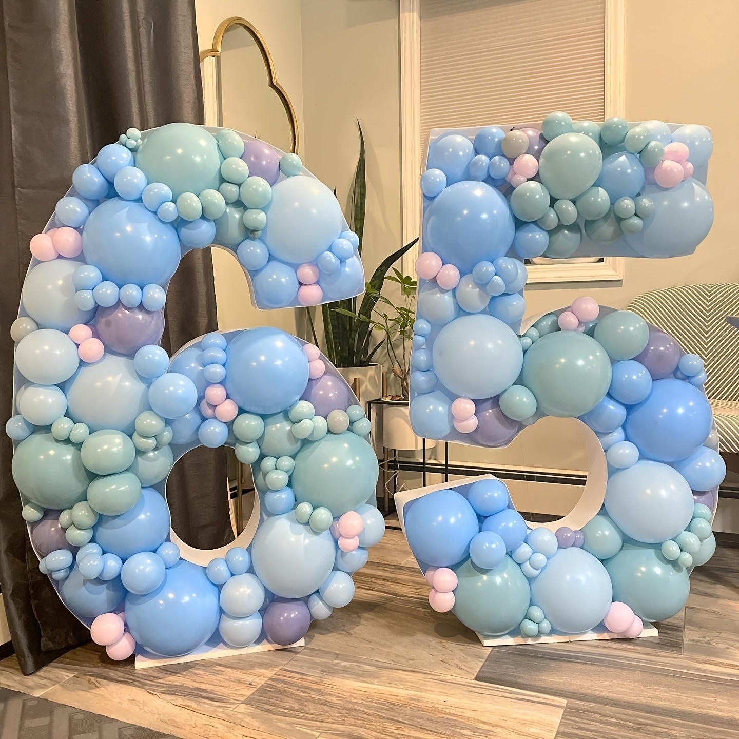 Pastel Balloons Garland Arch Kit 85pcs Different Sizes Matte Latex Balloons