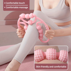 Yoga 12 Wheel Massage Ring for Muscle Relaxation and Fitness