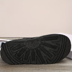 Women's Thickened Medium Tube Snow Boots Non-slip Warm Snow Shoes