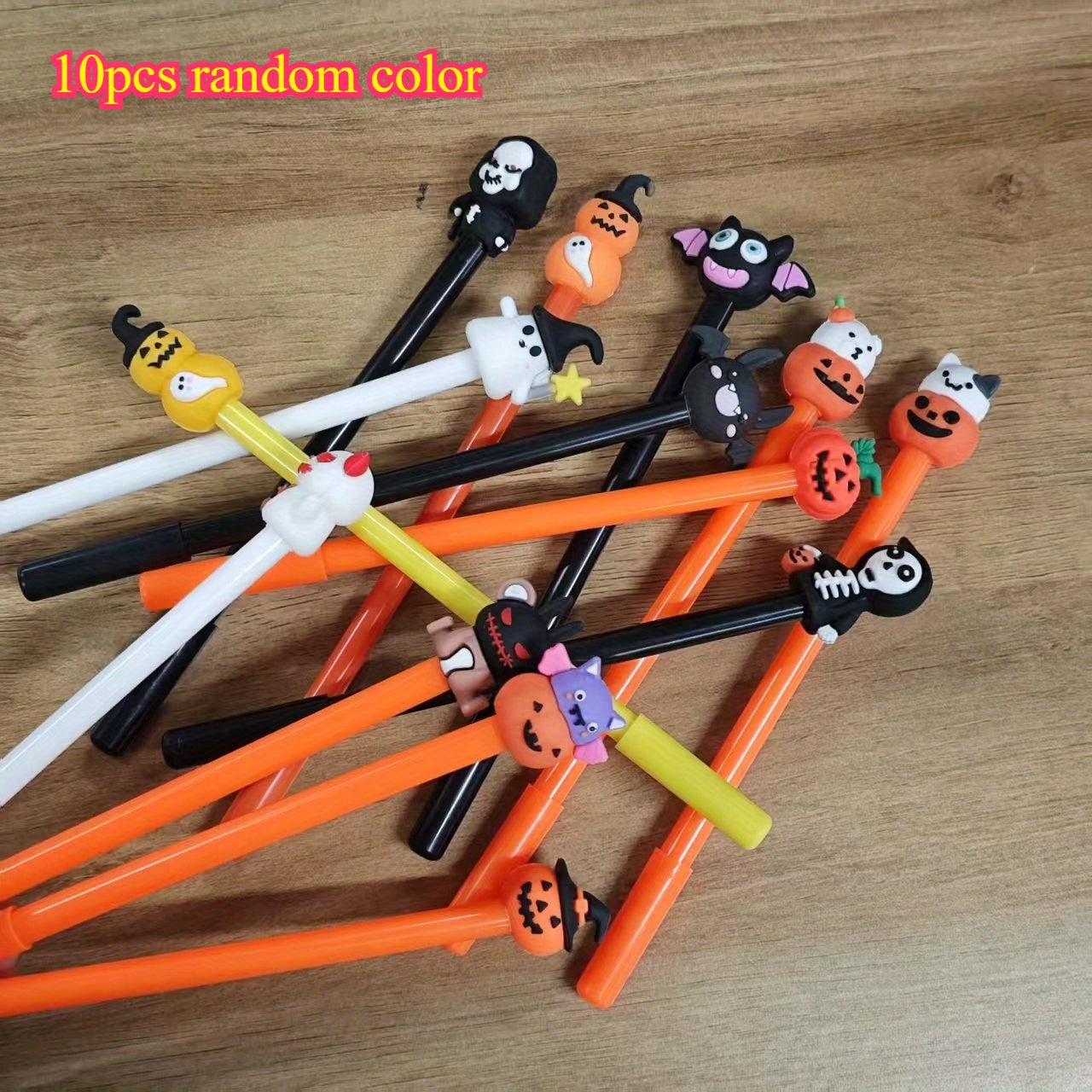 Halloween Novel Writing Pens & Colored Pencils Set
