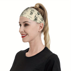 Vintage Breathable Headband for Sport & Casual Outfits