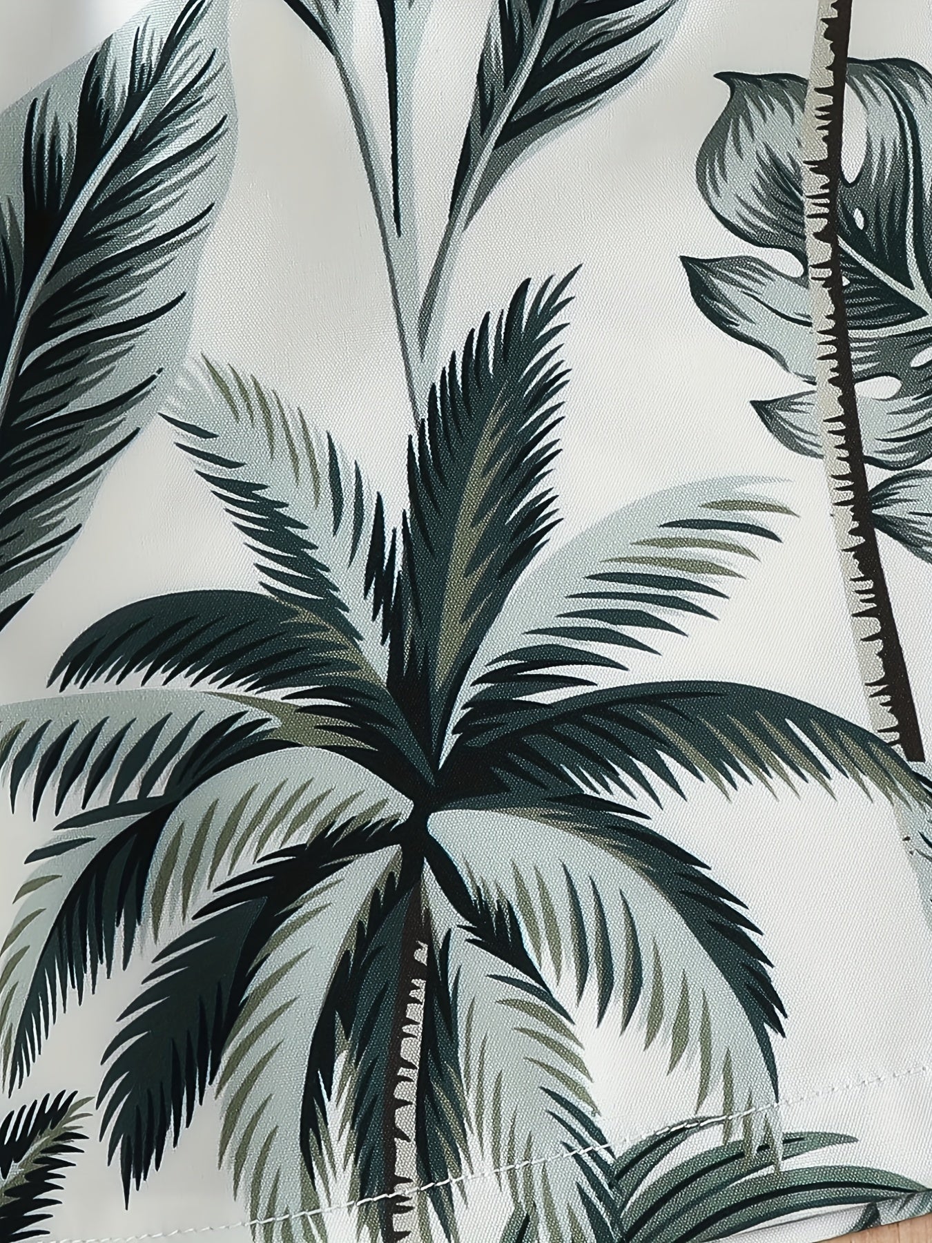 Hawaii Tropical Plant Print Boys Comfortable Shorts