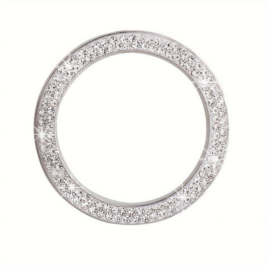 Rhinestone One Button Start Car Decor