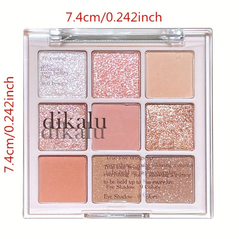 Pearly Matte Finish Eyeshadow Palette Warm & Cold Tone