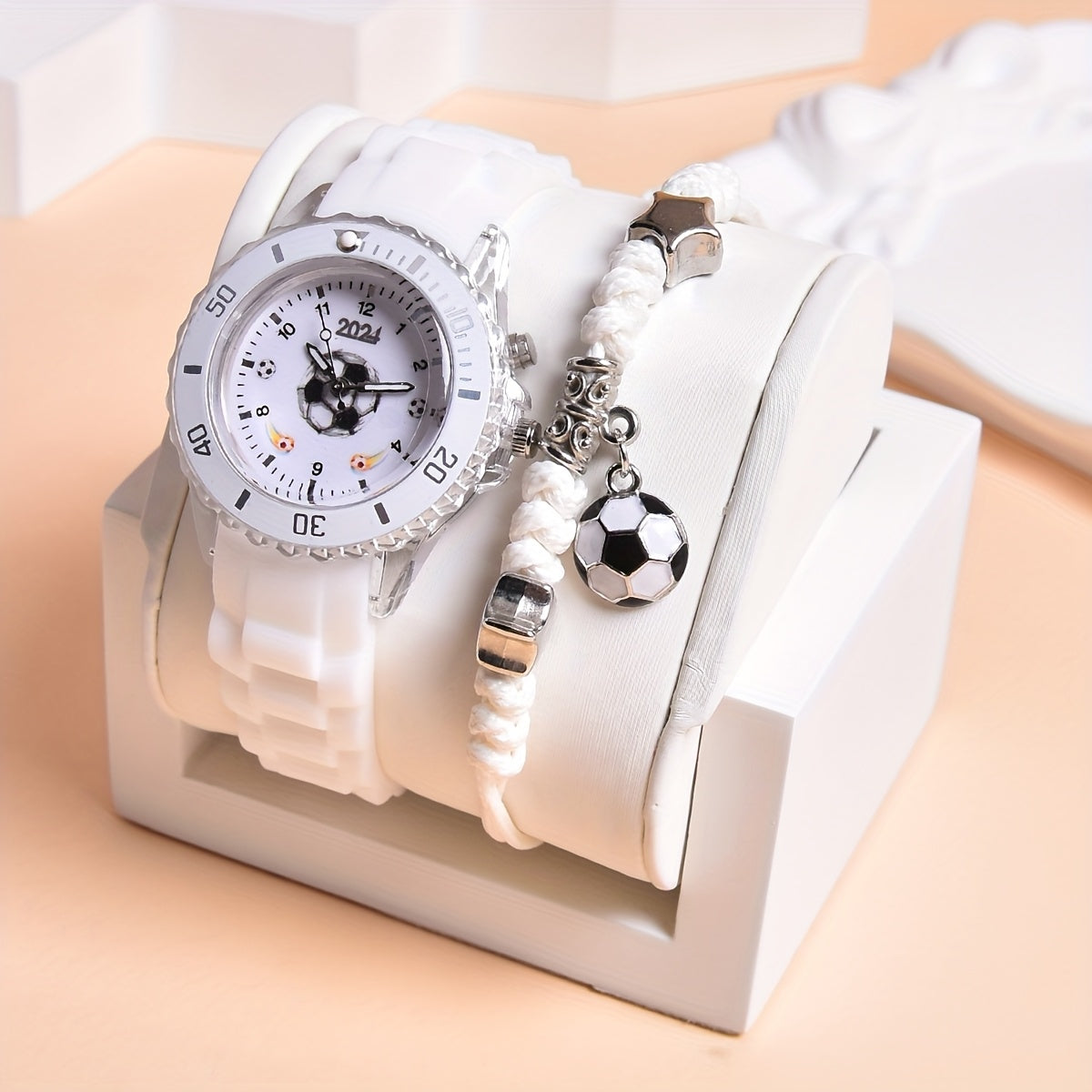 2pcs Boys' Quartz Sports Watch Mixed LED Luminous Display