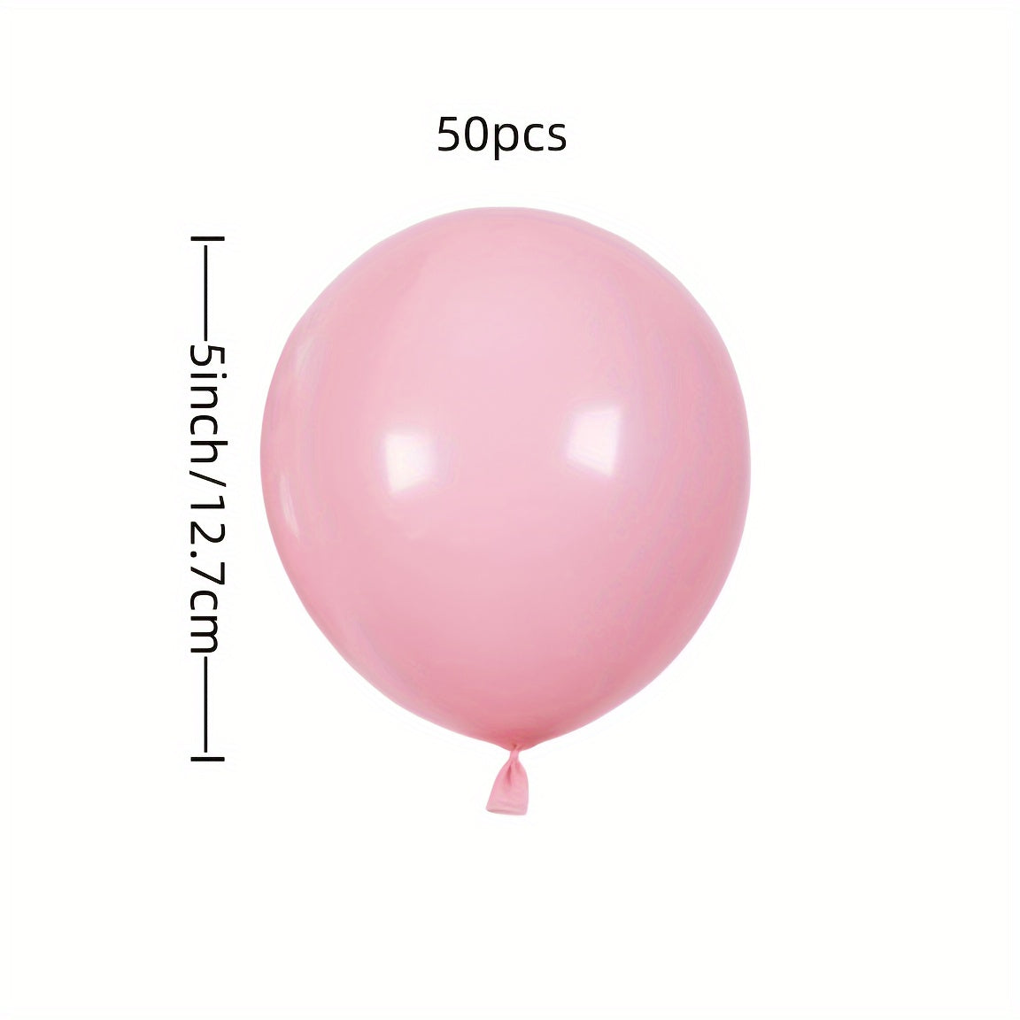 50pcs Macaron Latex Party Balloon 12 7 Cm with Ribbon