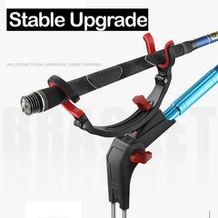 360 Adjustable Fishing Pole Stand Foldable Bracket for Sea & Lake Rods