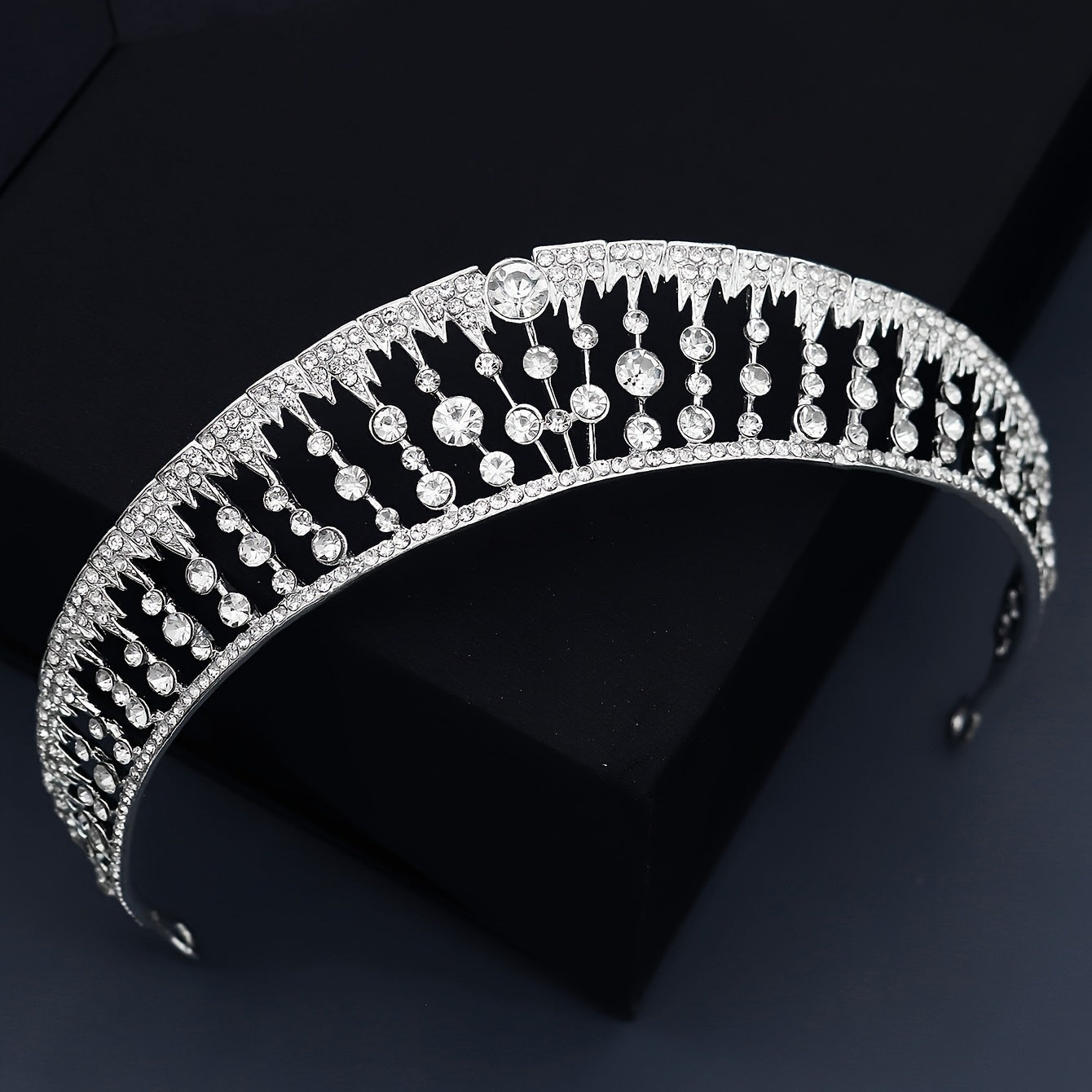 Crystal Tiara Hairband for Bride Wedding Party