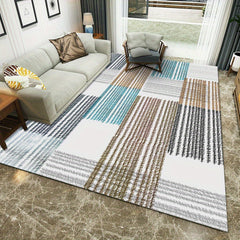 Modern Geometric Area Rug Soft Comfortable Nordic Carpet Machine Washable