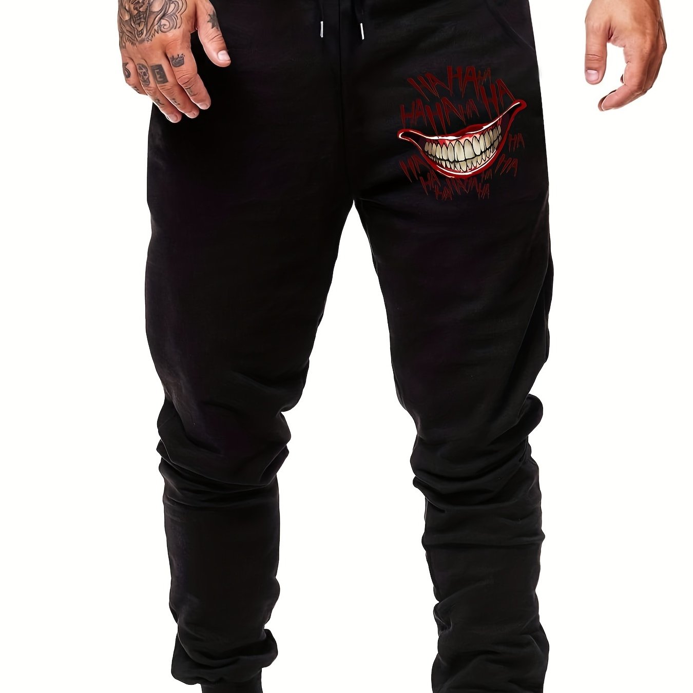 Men's Drawstring Jogging Trousers, Comfortable Joggers