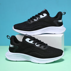 Women's Lightweight Mesh Running Shoes Breathable Lace Up Sneakers