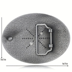 Men's Belt Buckle Initial Letter Retro Design