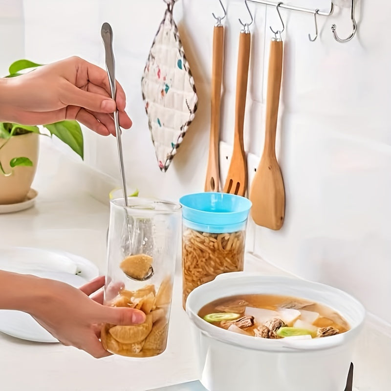 Stainless Steel Long Handle Spoon for Measuring Honey Milk Tea Powder