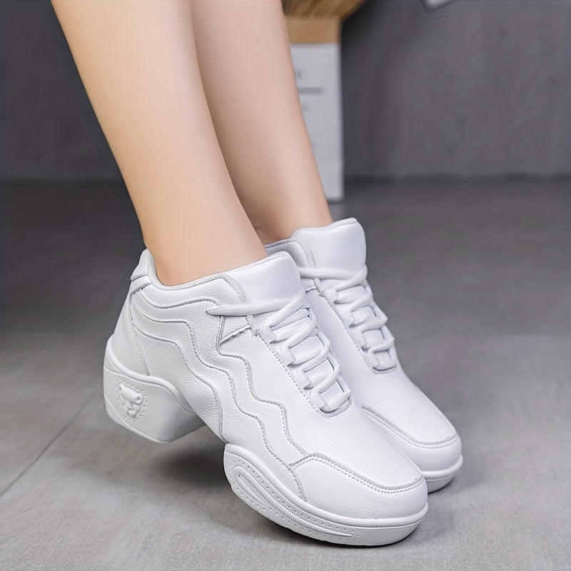 Women's Solid Jazz Dance Shoes With Arch Support