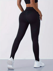 High Waist Slimming Yoga Pants Stretchy With Pocket Women's Activewear
