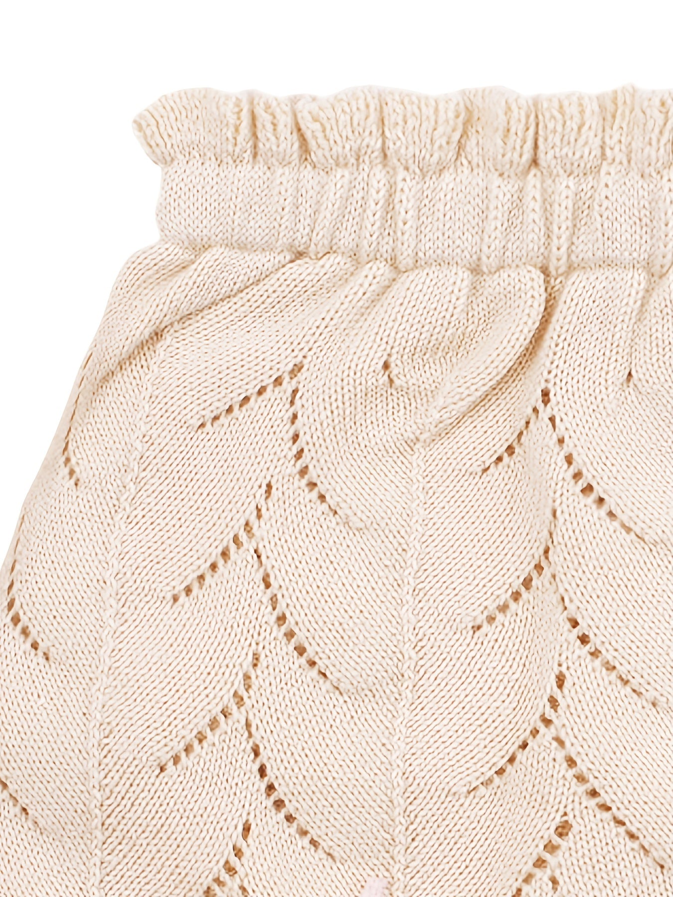 Baby Girls Knit Ruffled Cotton Panties for Spring and Autumn