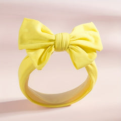 Baby Girl's Bowknot Turban Toddler Hairbands Soft Hair Accessory