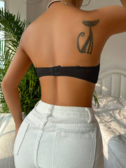 Strapless Solid T Shirt Bra Comfy Push Up Bra Women Lingerie