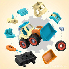 DIY Car Toy Nut Assembly Puzzle Sliding Excavation Disassembly