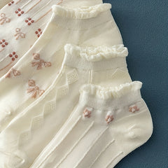 5pairs Sweet Texture Socks Pack Women's Socks