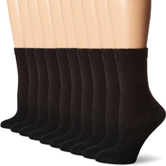 Men's Mid Crew Sport Socks Sweat-Absorbing Cotton Blend Comfy Breathable Socks