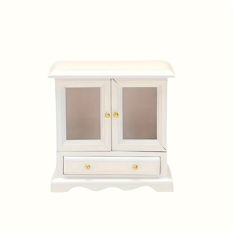 12 Food And Play Dollhouse Furniture Cabinet Double Door Bookcase