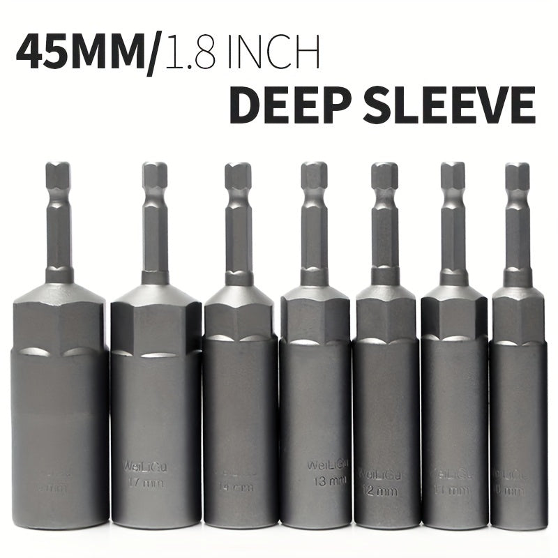 45mm Deep Socket Hexagonal Wind Batch Socket Wrench