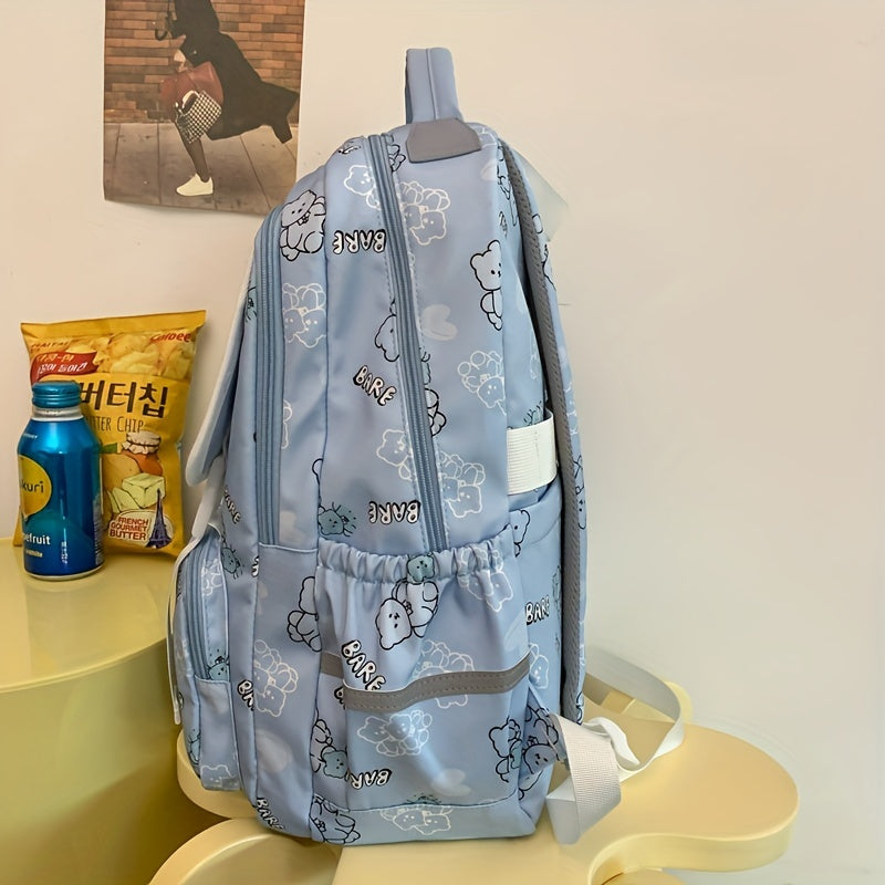 Kids Schoolbag Large Capacity Travel Backpack Waterproof Lightweight Bag