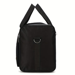 Large Capacity Duffel Bag with Double Zipper and Adjustable Shoulder Straps