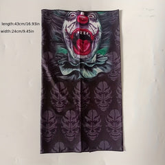 Ethnic Style 3D Printing Magic Face Towel Outdoor Face Mask