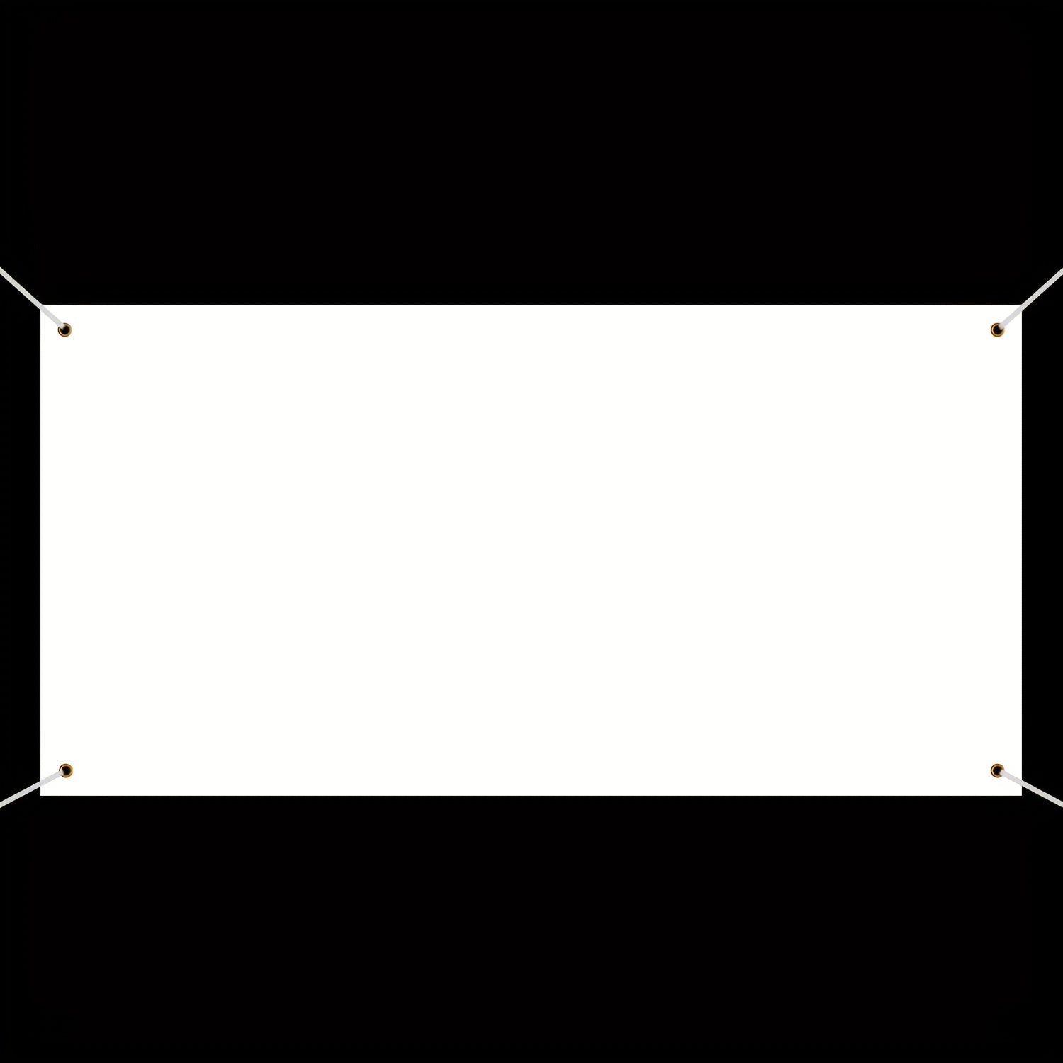Blank Banners DIY Signs Polyester Oxford Cloth Paintable Sublimation Banner