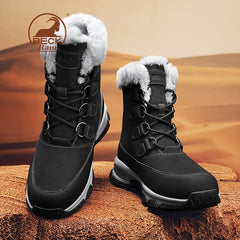 Men's Snow Boots Thermal Winter Shoes Windproof Hiking Boots