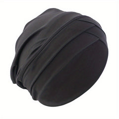 Solid Cross Turban Solid Inner Cap Under Scarf Casual Elastic Head Wrap