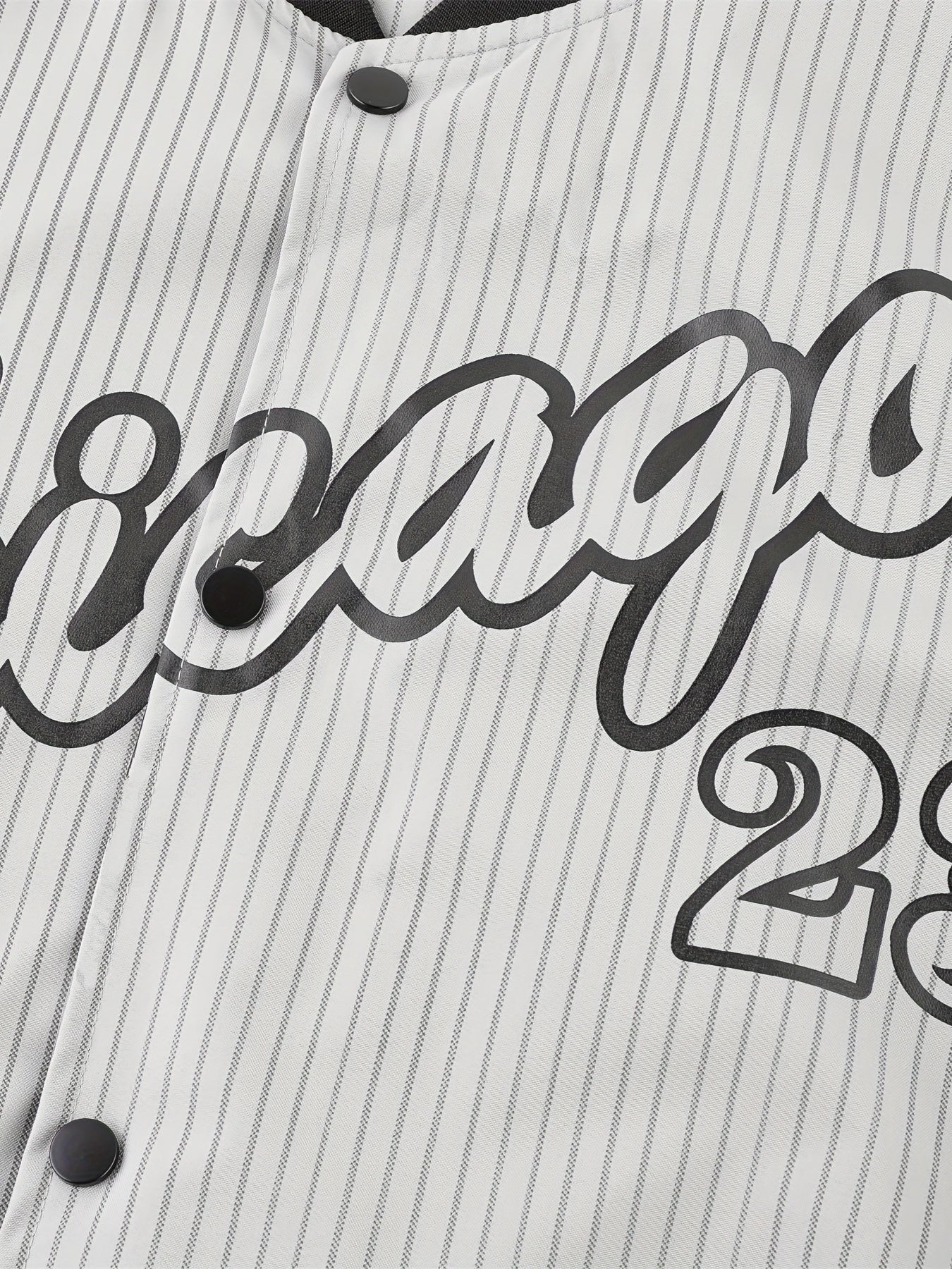 Preppy Style Block Letter Print Jacket Men's Baseball Collar Coat